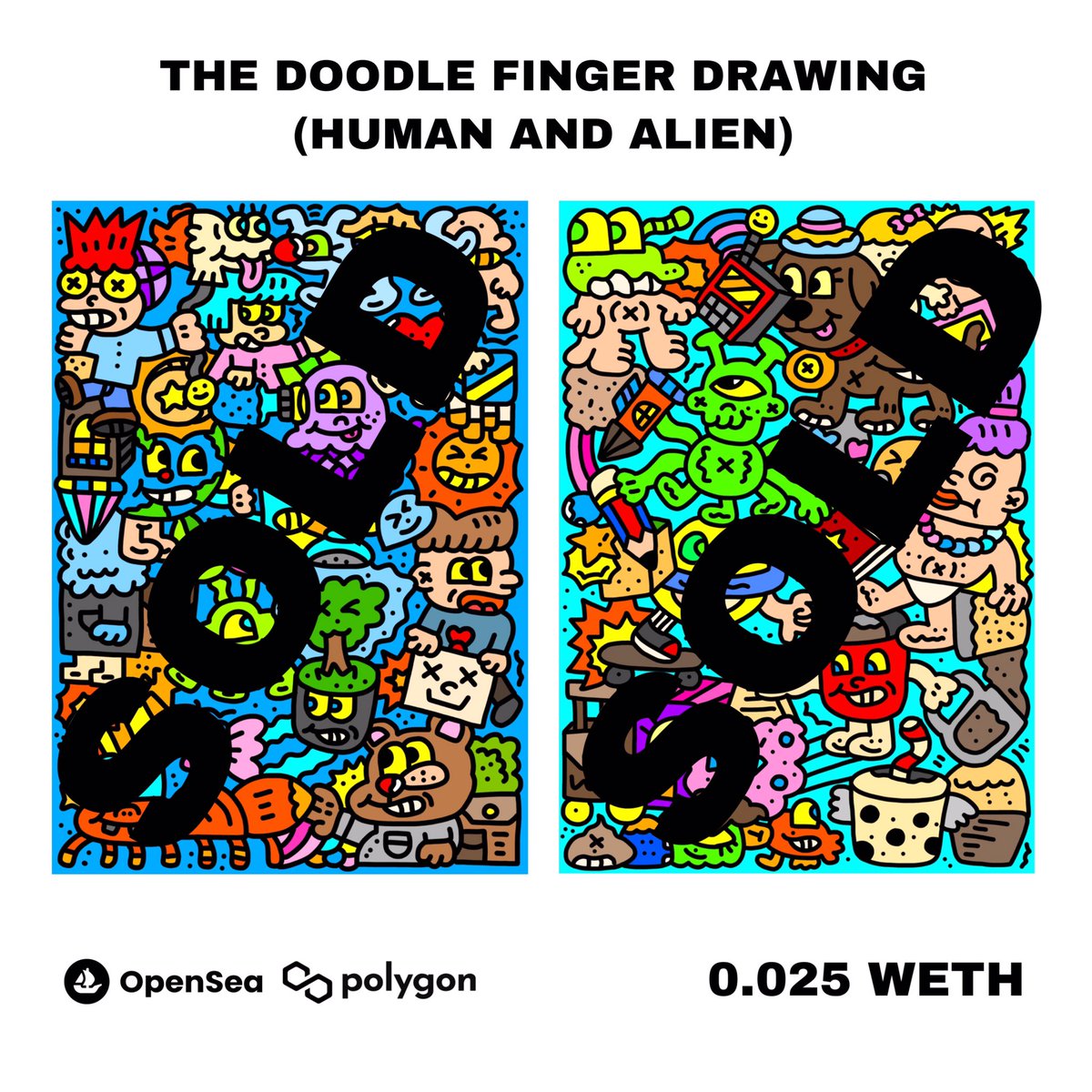 batchin1999's tweet photo. Only One Left Doodle!
The Doodle Story Finger Drawing Human &amp; Animal &amp; The Doodle Story Finger Drawing All Imagination
My Doodle Artwork Were Sketched By My Finger Every Single Pieces.Available on Polygon 0.025 WETH

https://t.co/NQuY9rf7hd

#NFTCollector #Polygon #Doodle https://t.co/Fa4RWKlRGC