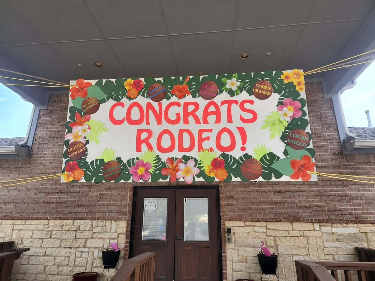 Valerie_trevin0's tweet photo. May there always be tradewinds behind you, rainbows above you, & aloha around you! Kulia i ka nu’u (strive to reach the highest) Congrats Rodeo 21-22🤩 My Future Aloha @ the ECCCs 2022-2023! @stacie_burk @courtneygober @PrincipalEwing @monica_pilcher @jessherrera407 #PISDECCC https://t.co/oAKi5f59Ln