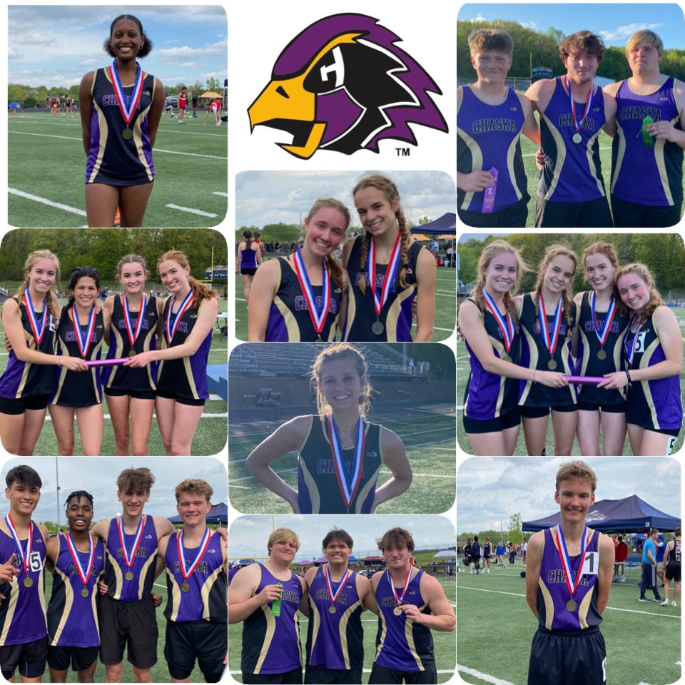 Great day for our <a href="/ChaskaTrack/">Chaska Track & Field</a> competing at Metro West Conference Championships! Several championship finishes for Chaska, Girls finish 2nd place overall &amp; Boys 4th place! Huge THANK YOU to our District neighbors <a href="/chanstormAD/">Storm Athletics</a> <a href="/ChanStormCC_TF/">ChanStormCC/T&F</a> for hosting today’s meet! #SoarHawks