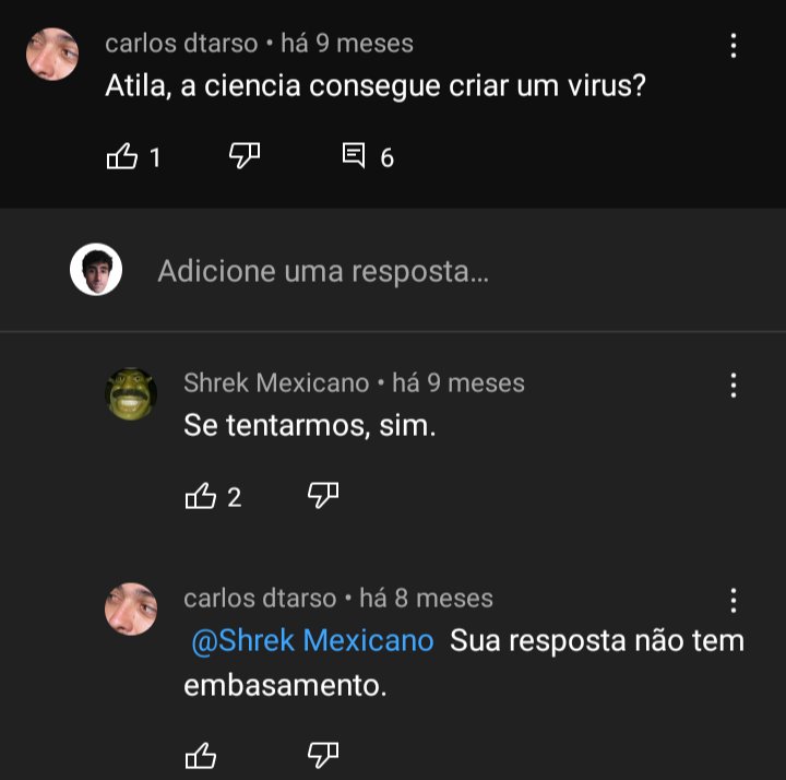 Akmenos11's tweet photo. Um monte de comentários sem contexto que eu achei no youtube https://t.co/0SuLKLLU1I