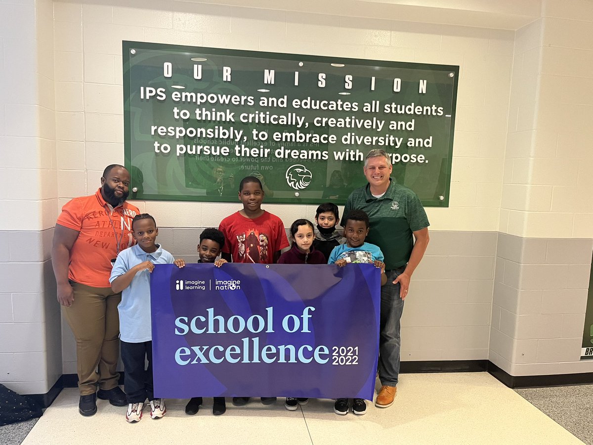 BRMS_Principal's tweet photo. Proud to be recognized as an Imagine Learning School of Excellence today.  Brookside was one of 30 schools out of 1300 schools across the United States to be recognized!  🎉👏🎉👏🎉@IPSBrookside54 @IPSSchools @ms_siefert @MrWarre19814270 @AleesiaLJohnson https://t.co/De4PR377wD