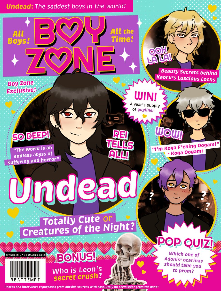 redapplepanda's tweet photo. i was inspired by @frogssbian to make a silly little undead edit

#enstars #あんスタ https://t.co/v2UaPWnRxL