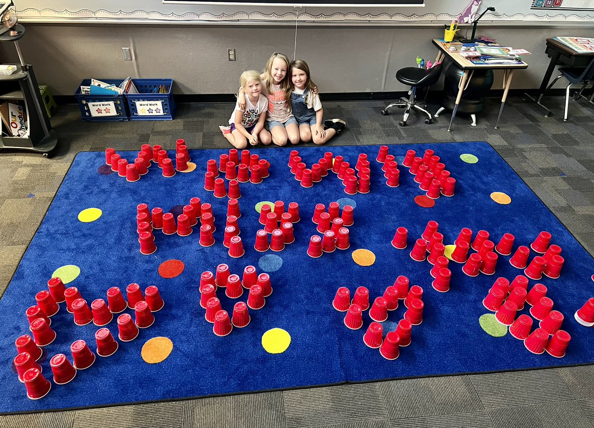 These sweet girls created the kindest message for me today! ♥️🥹 #BetterTogether