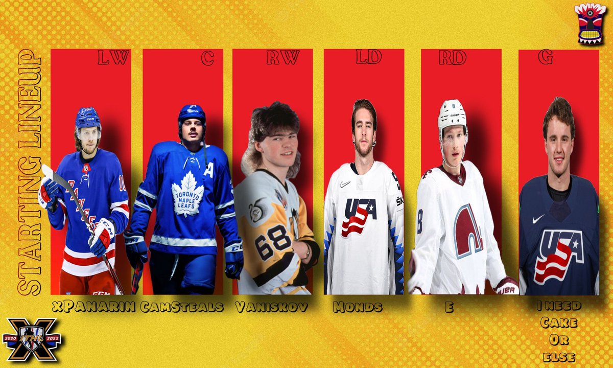 Starting Lineup Vs. <a href="/DubClubHC/">DubClub</a> Puck Drops 9pm Est.