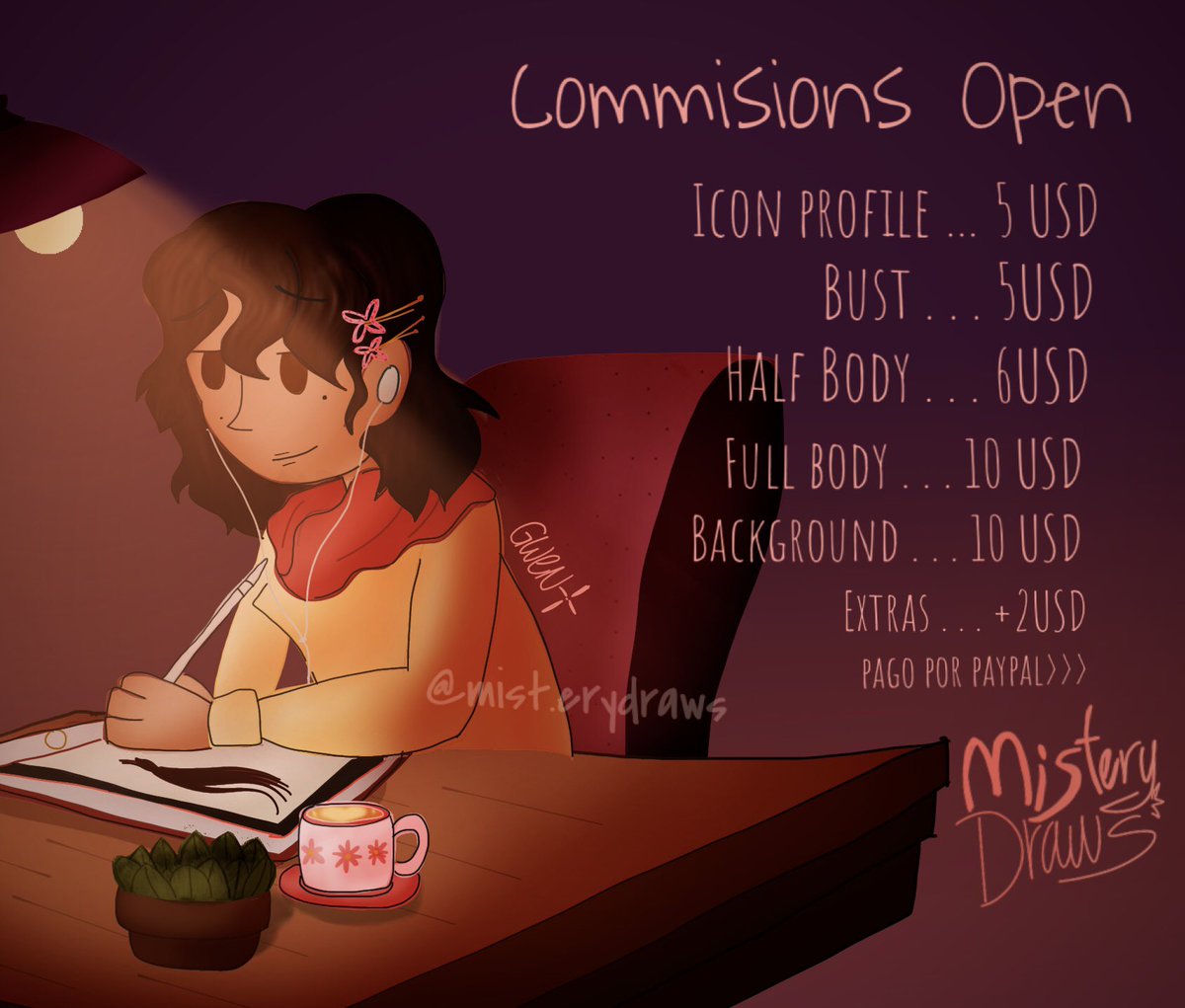 DrawsMistery's tweet photo. ✨Comisiones Para Verano Abiertas ✨

Seguían abiertas las que había puesto pero ahora tengo tiempo puedo andar pendiente 🌻

Mail: misterydraws.contact@gmail.com

#artistsupport #commisionsopen #comisiones #commisions #comisionesabiertas #supportartists #digitalartistsupport https://t.co/MHgZtBpDdC
