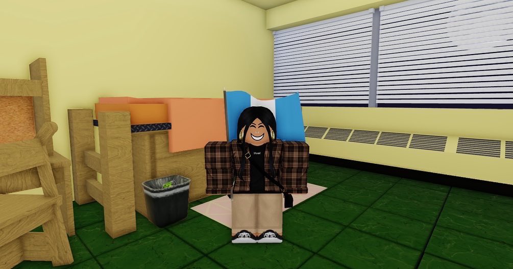 4113melanie's tweet photo. Welp. Goodbye Room 128, you shall be missed! That’s a wrap on my first year of college with nejbackwards. In commemoration you can visit my dorm room on Roblox! 

#Roblox #robloxdev #robloxgame #Guatemala https://t.co/ESrt17YsPr