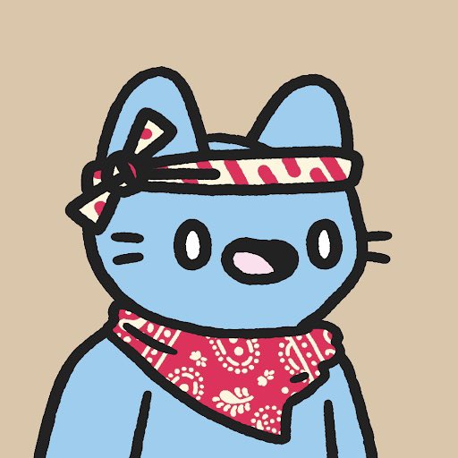 Completed the Not Okey Cool Cat! It took us 5 seconds to complete, this is way easier than doing art. Can we just mint this instead?#NotOkayBears #okeybears