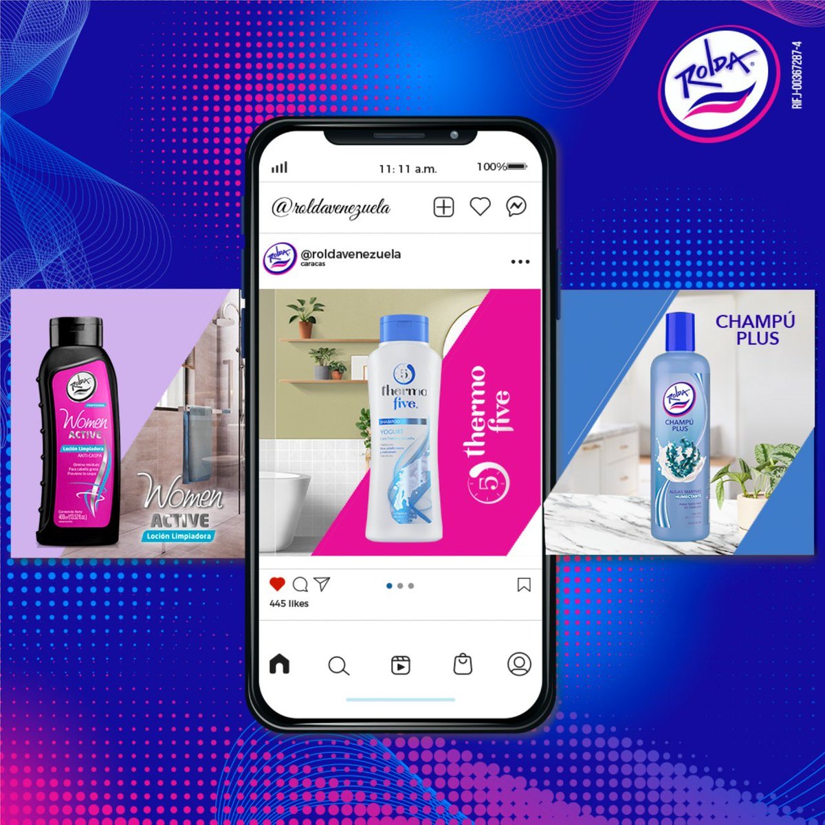 RoldaVenezuela's tweet photo. ¿Cuál es tu shampoo preferido? 💭

✅ Women Active Loción Limpiadora, previene la caspa y es ideal para cabello graso

✅ Thermo Five Yogurt, con proteína de leche hidrata y cuida tu cabello

✅ Champú Plus Rolda, ideal para la limpieza de cabello y con PH neutro

#ShampooRolda https://t.co/P4n5XkG3Jk