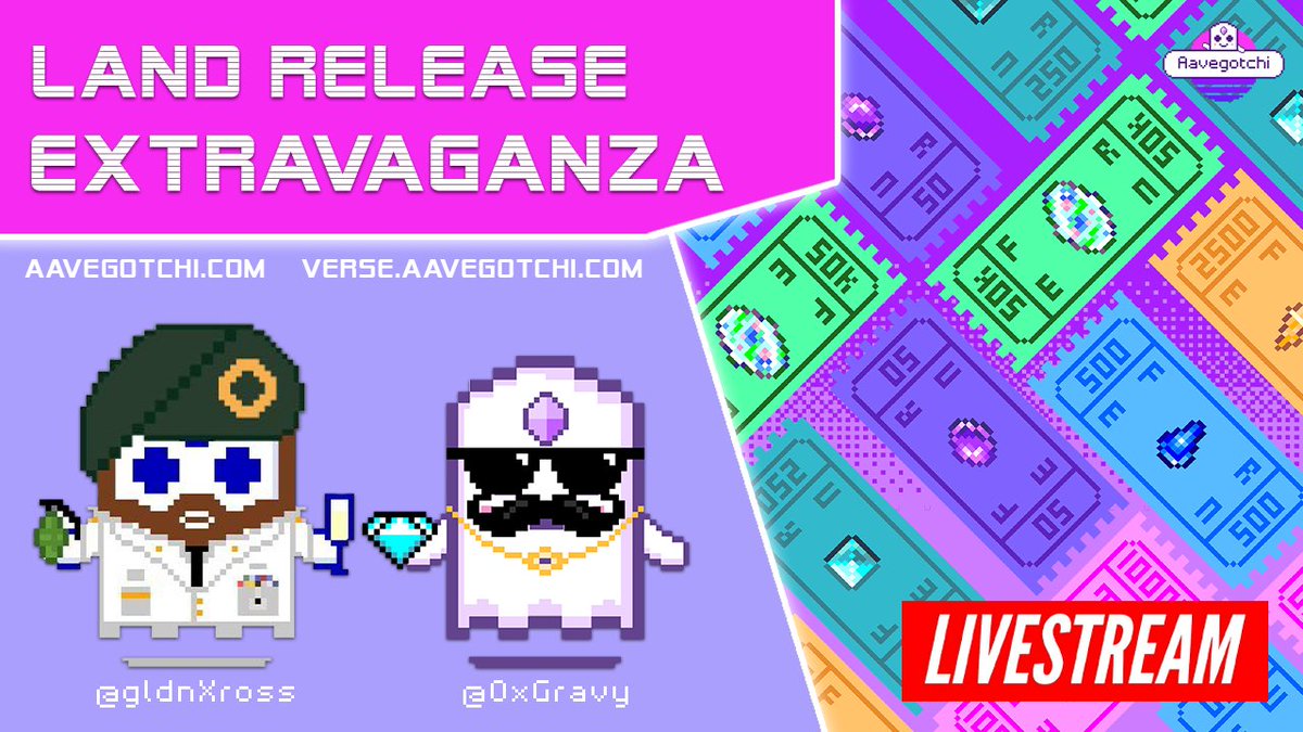 The Gotchiverse extravaganza continues!

Join us LIVE Thursday, May 19th @ 9pm EST as we cover:

🎪 an upcoming Raffle
🌟 #Gotchiverse Land gameplay
🤑 Gotchi UBI
🥳 Much moar

Save the link!👇
youtu.be/bMTIW0B1-Jo