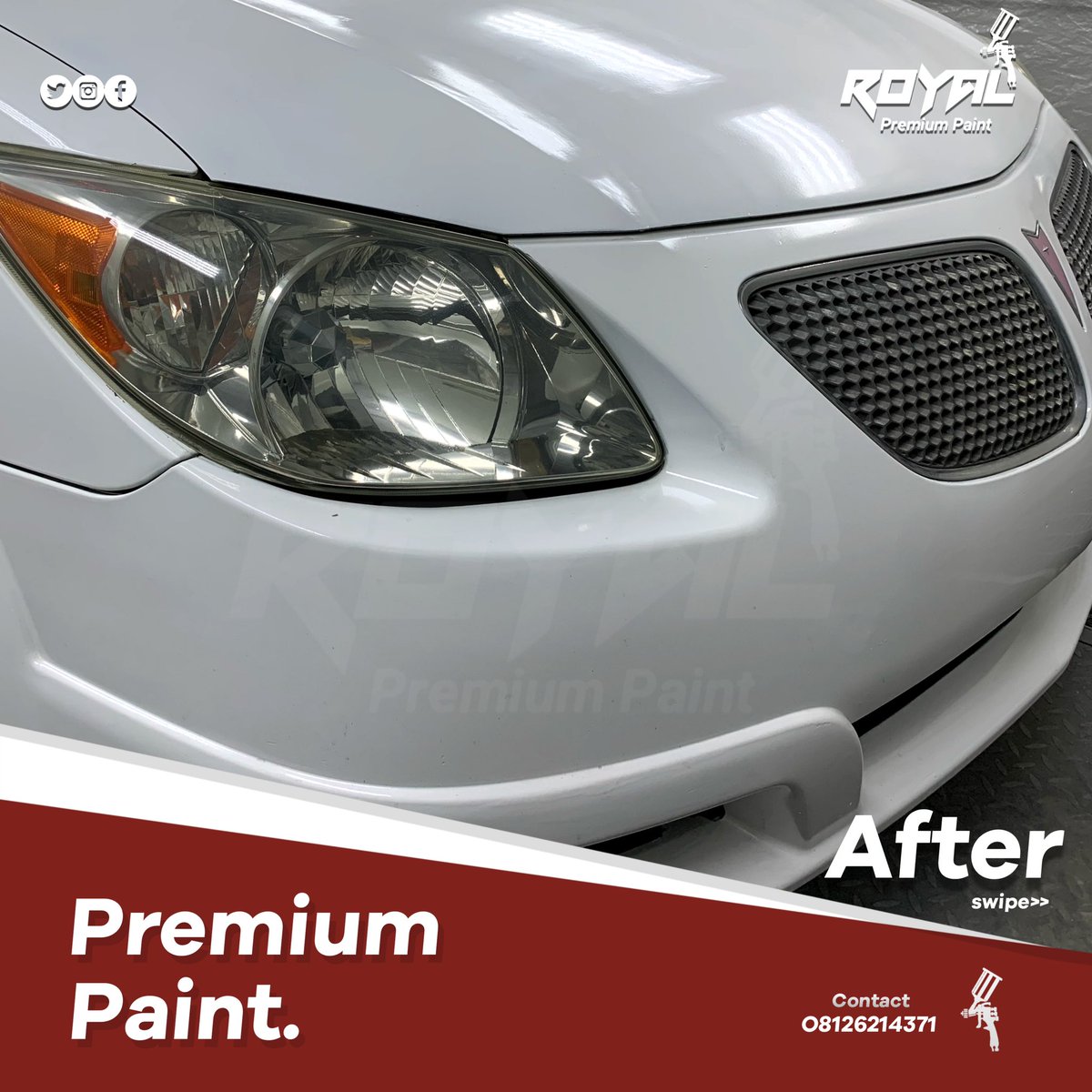 PremiumPaints's tweet photo. Went home like this 😍🤩

#Abuja #TwitterExposed #DaBaby #EndASUUStrikeNow 2005 Pontiac Vibe 
Retweet please https://t.co/tBWkjugtWS
