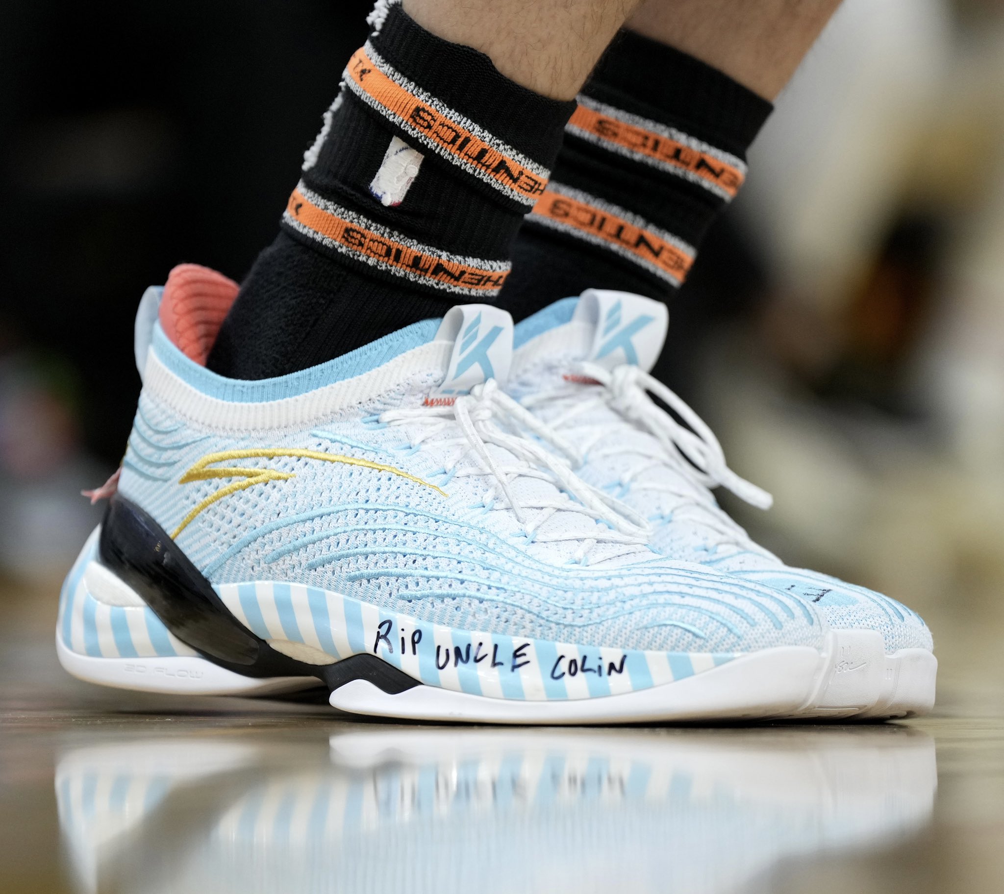 Klay Thompson's tribute shoes for his dog are the cutest thing you'll ever  see