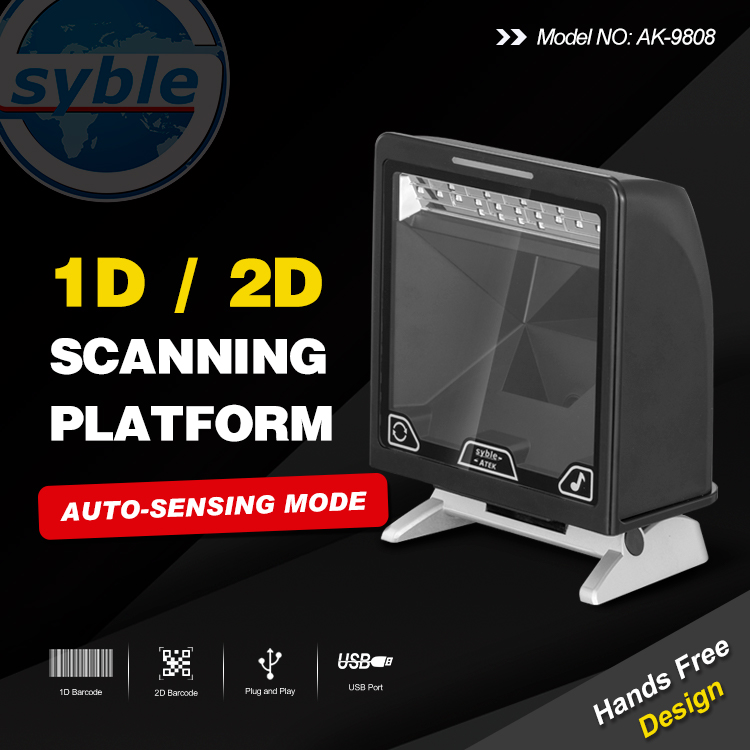 AK-9808 2D Wired Desktop Barcode Scanner for Pos Payment
Factory direct selling if you want learn more detail please contact me what's app:+86 18613197176