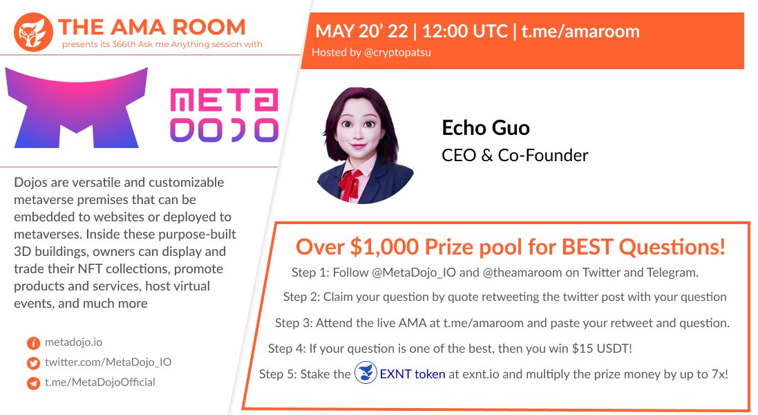 The AMA Room tweet media