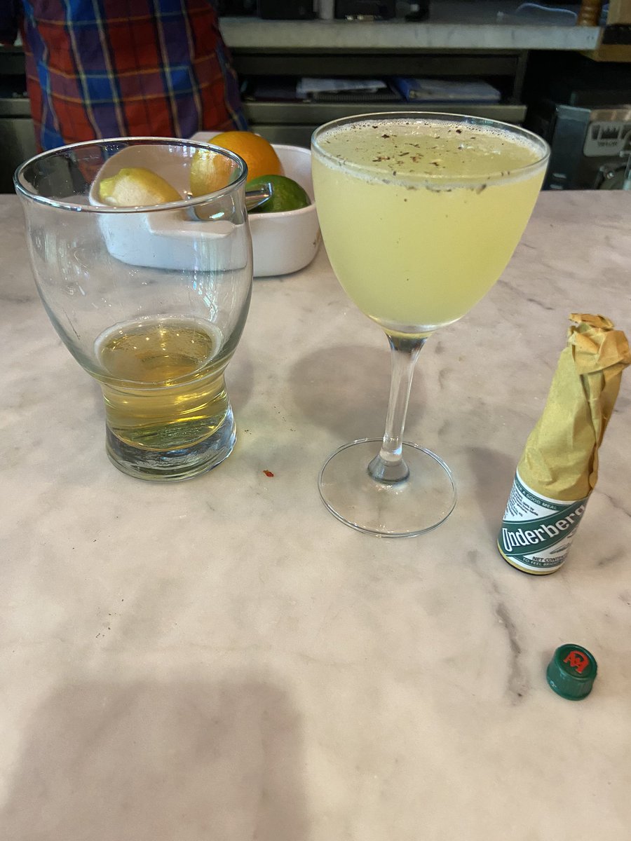 Nina And Rafi’s in Atlanta bringing the goods. #underberg