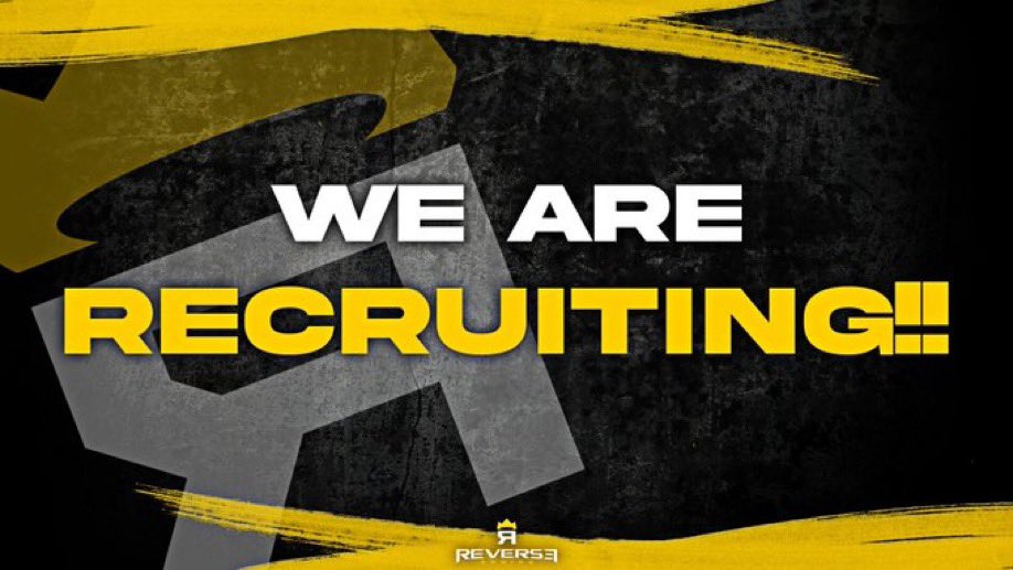 Recruiting for the Following!

-Streamers / Content Creators
-Co-Owners
-Marketing Staff / Knowledgeable working with Social Media

Please be sure to DM for further information!