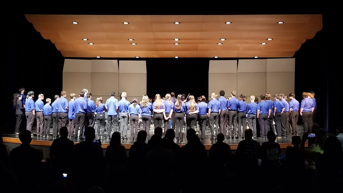 That awesome moment when our <a href="/WaysideBands/">Wayside MS Bands</a> honor their outgoing 8th grade class 💙 so excited for these #FuturePioneers to begin the next stage in their journey at <a href="/BoswellHS/">Boswell High School</a>!