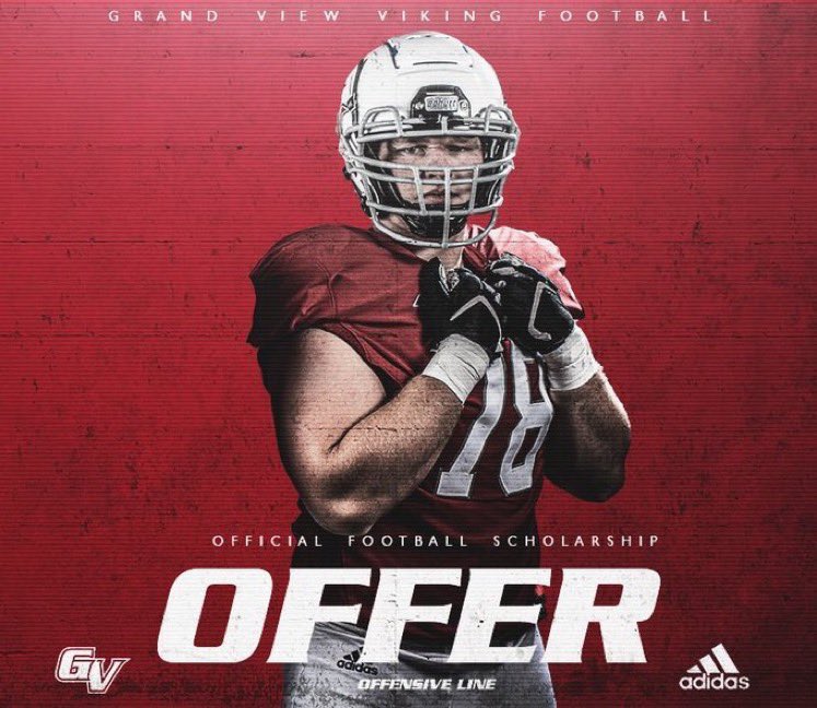 Blessed to receive my first offer to play football <a href="/GVVikingFB/">Grand View Football</a> !! Thank you <a href="/coachdfulton/">Derek Fulton</a>