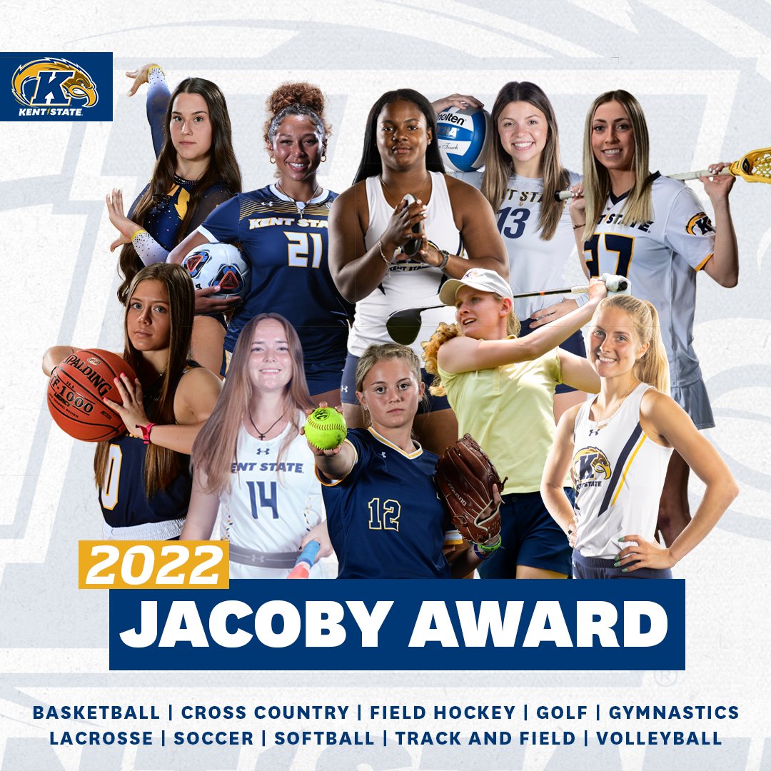 𝗕𝗔𝗖𝗞-𝗧𝗢-𝗕𝗔𝗖𝗞 😎

Your Golden Flashes are the <a href="/MACSports/">MACtion</a> Jacoby Award Champions for the second straight season! 

📰 → bit.ly/3FWnvUn

#GoFlashes⚡