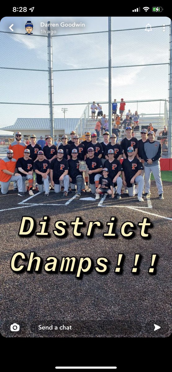 PHSFootball5's tweet image. Another District Championship for Palmyra Baseball……Let’s Goooooo!!! Congratulations Men….Keep it Rolling!!! #werPalmyra