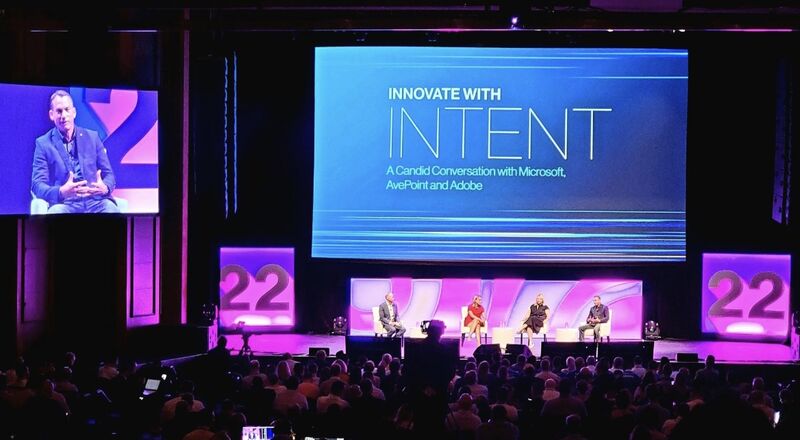AvePoint's tweet photo. Today, AvePoint’s SVP, Global Channel & Partner Ecosystems Jason Beal discussed hybrid work, innovation, MSP opportunities & more - with two big takeaways:
🟣 Collaborate with confidence!
🔵 Get Your Multiplier Higher!
Visit https://t.co/IDtcmEoJxK to learn more. #CloudSummit22 https://t.co/t7ugOAUtTo