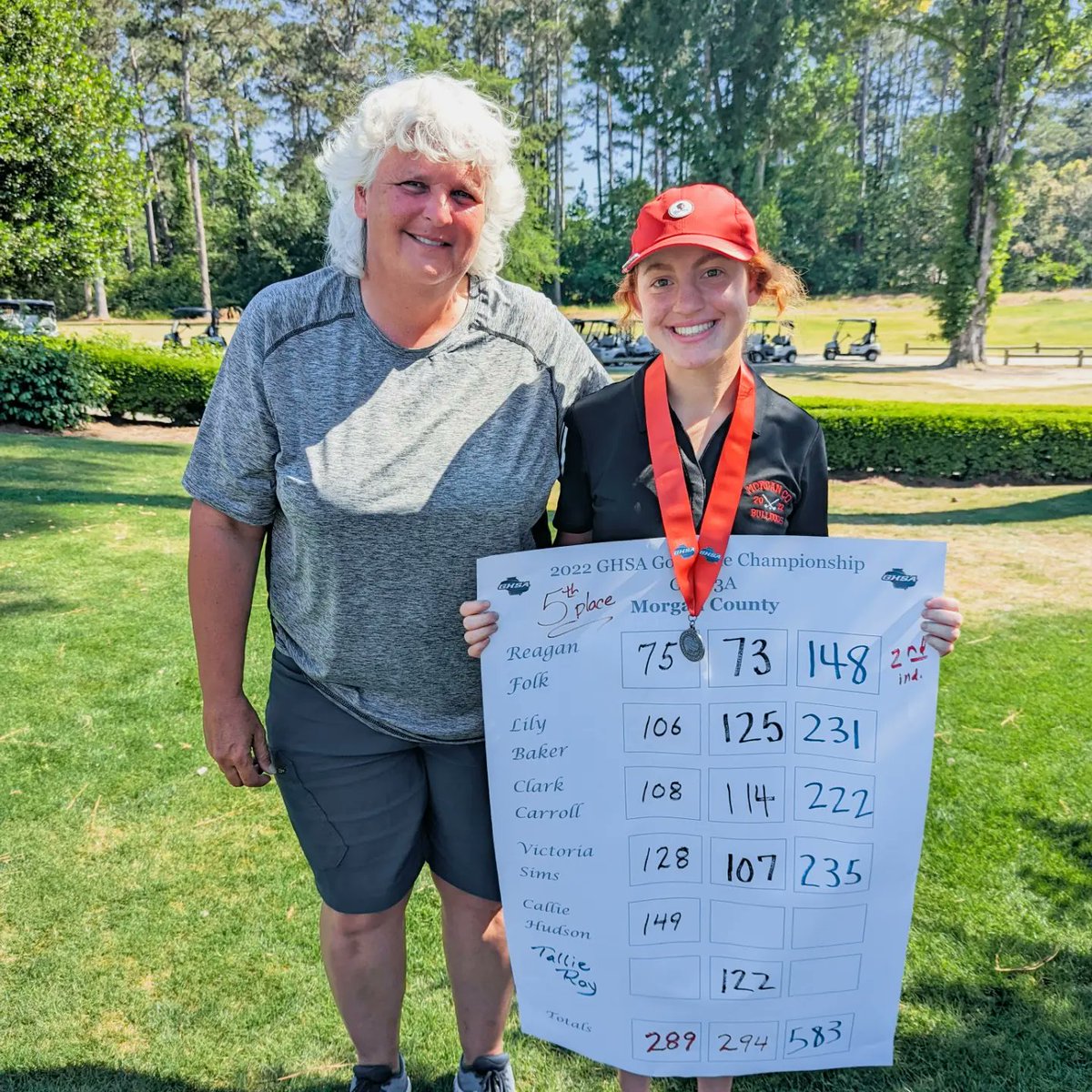 ReaganFolk's tweet photo. GHSA 3AAA state individual runner-up! Played really solid and shot 75-73 for a 4+ total. Still have to work on a few things but overall really happy with my game! Sophomore season ✅ https://t.co/zxn2FyLatt