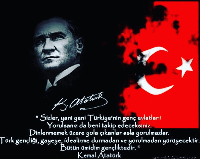 19 Mayıs Atatürk’ü Anma Gençlik Ve Spor Bayramımız Kutlu Olsun!🇹🇷
#19mayısatatürküanmagençlikvesporbayramı <a href="/hkunv/">Hasan Kalyoncu Üniv</a> <a href="/turkaydereli/">Türkay Dereli</a> <a href="/gulckmzz/">Dr. öğr. Üyesi Gül Çıkmaz</a>