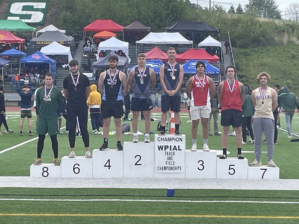 Meet Results for 5/18/22:

Congratulations to our WPIAL medalists!!🏅

4 Gianna Anderson - Triple Jump
8 Joe Klanchar - Javelin
8 Francesca Scaramucci - High Jump

Congrats to Gianna Anderson for qualifying for states in the triple jump!!