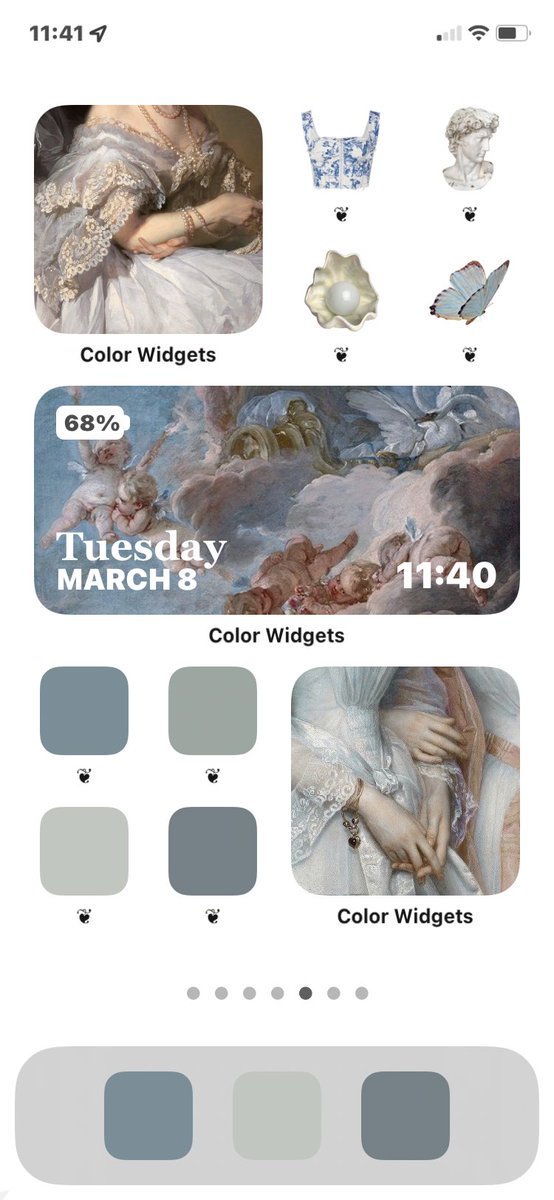 lilligraay's tweet photo. Blue Renaissance Art iPhone Homescreen Layout! (comment for images)
.
Click the link in my bio for a custom homescreen layout!
.
#ios #iOS16 #iOS #blue #renaissanceschool #RenaissanceDeLaHonte #homescreen #homescreenlayout #lilligraaylayouts https://t.co/8AyfCHBCuy