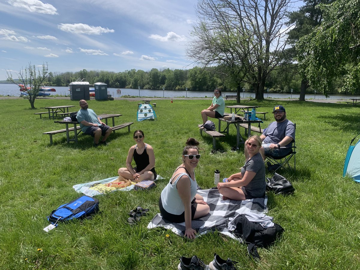 CentennialSchLU's tweet photo. Thank you @LLBean for an incredible afternoon on Lake Nockamixon! Our teachers enjoyed an afternoon focused on wellness and water safety. A special thank you to @AngieRizzo2 a @lehighedu grad who led our outdoor courses today.  #BeanOutsider #NiceMatters https://t.co/YK5HkvQDdr