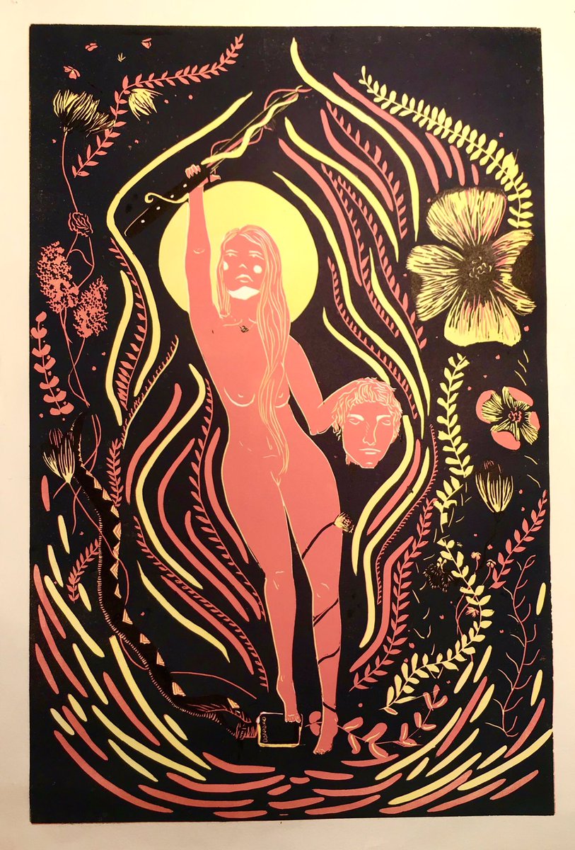 bansheethekid's tweet photo. “Suzanne and the Elder” and “Allison Slaying Holofernes”, c. 2018 https://t.co/Gb4V9TeVgx