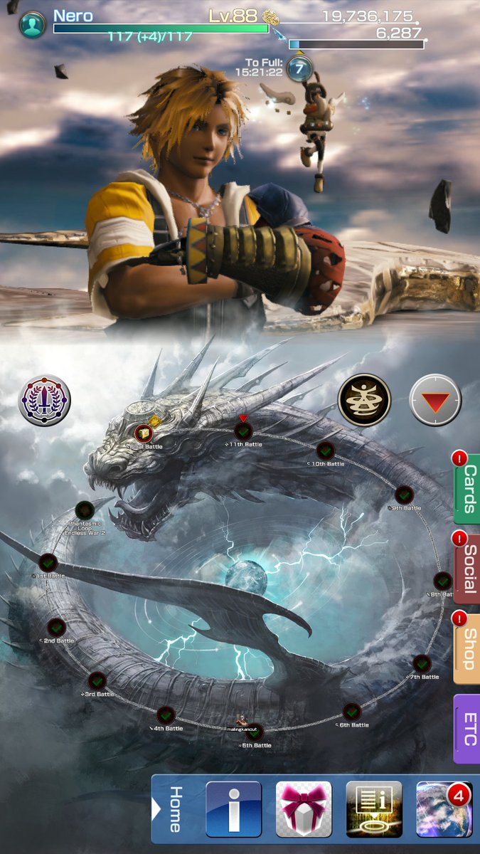DylaNero888's tweet photo. Endless War map #MobiusDay
I screenshot it to memorize job and element pattern, I also wrote a note for it so I can saved stronger jobs for the last and use the weakest one at beginning. I believe every Endless Wars 1-4 have different job order. #MobiusFinalFantasy #MobiusFF https://t.co/a5ymMKbSHg