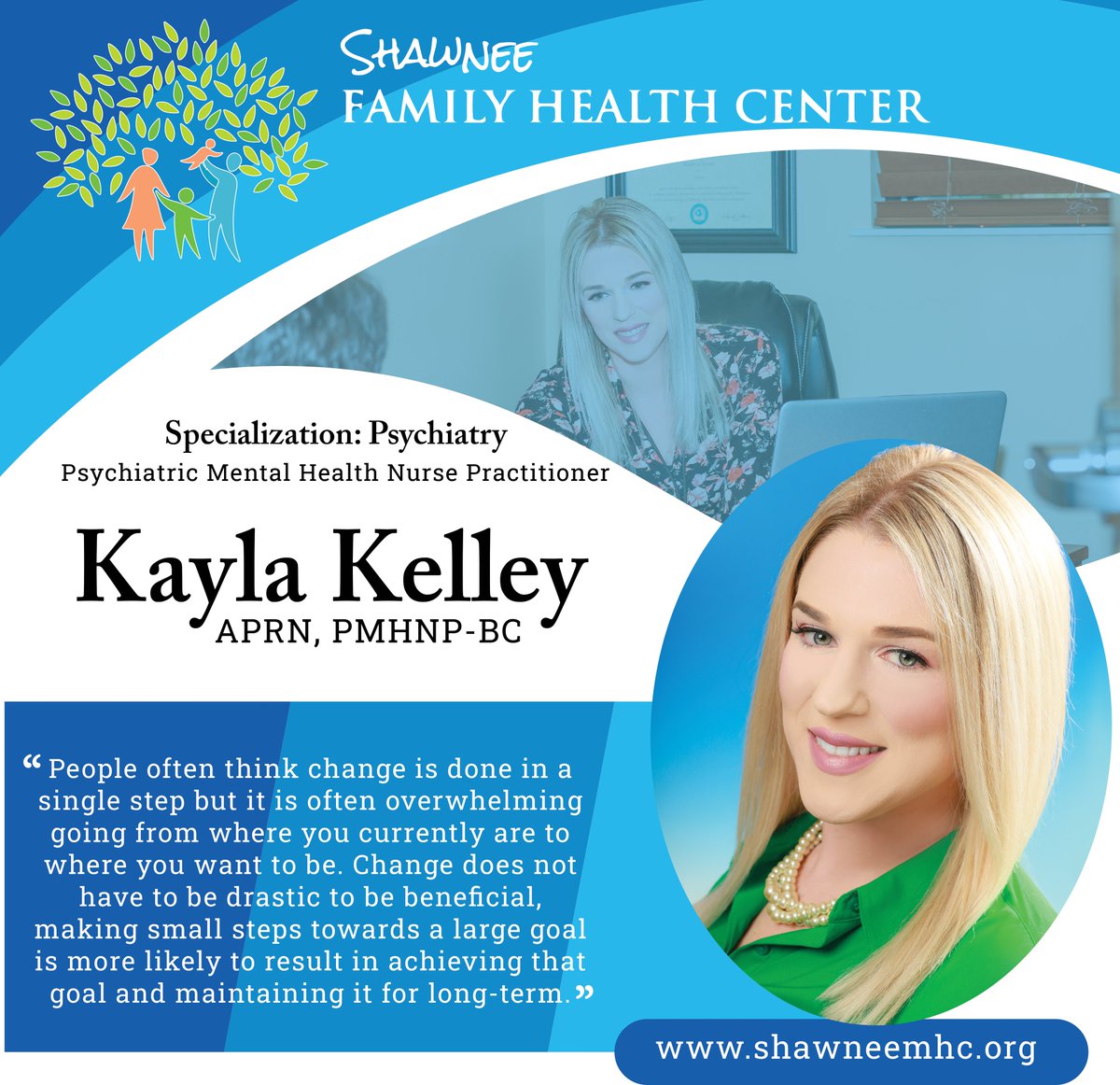 ShawneeHealth's tweet photo. Your mental health is our priority. We are dedicated to providing you with quality mental health care. Please contact us with any questions or to schedule an appointment. We look forward to hearing from you!
.
To schedule an appointment https://t.co/lcB1HZpV5a https://t.co/fjxvHY4N9A