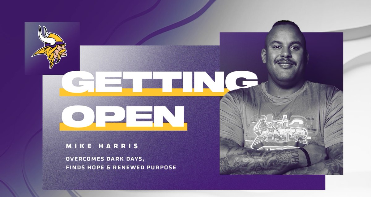 LindseyMNSports's tweet photo. "I was just in a place where I'd lost my identity."
In case you missed it, former Viking Mike Harris got open about the brain condition that stole his NFL career, the darkness of depression and finding renewed purpose in coaching.
#GettingOpenπ
π°: https://t.co/WDLjyE3JeM https://t.co/pT0ecbM5XS
