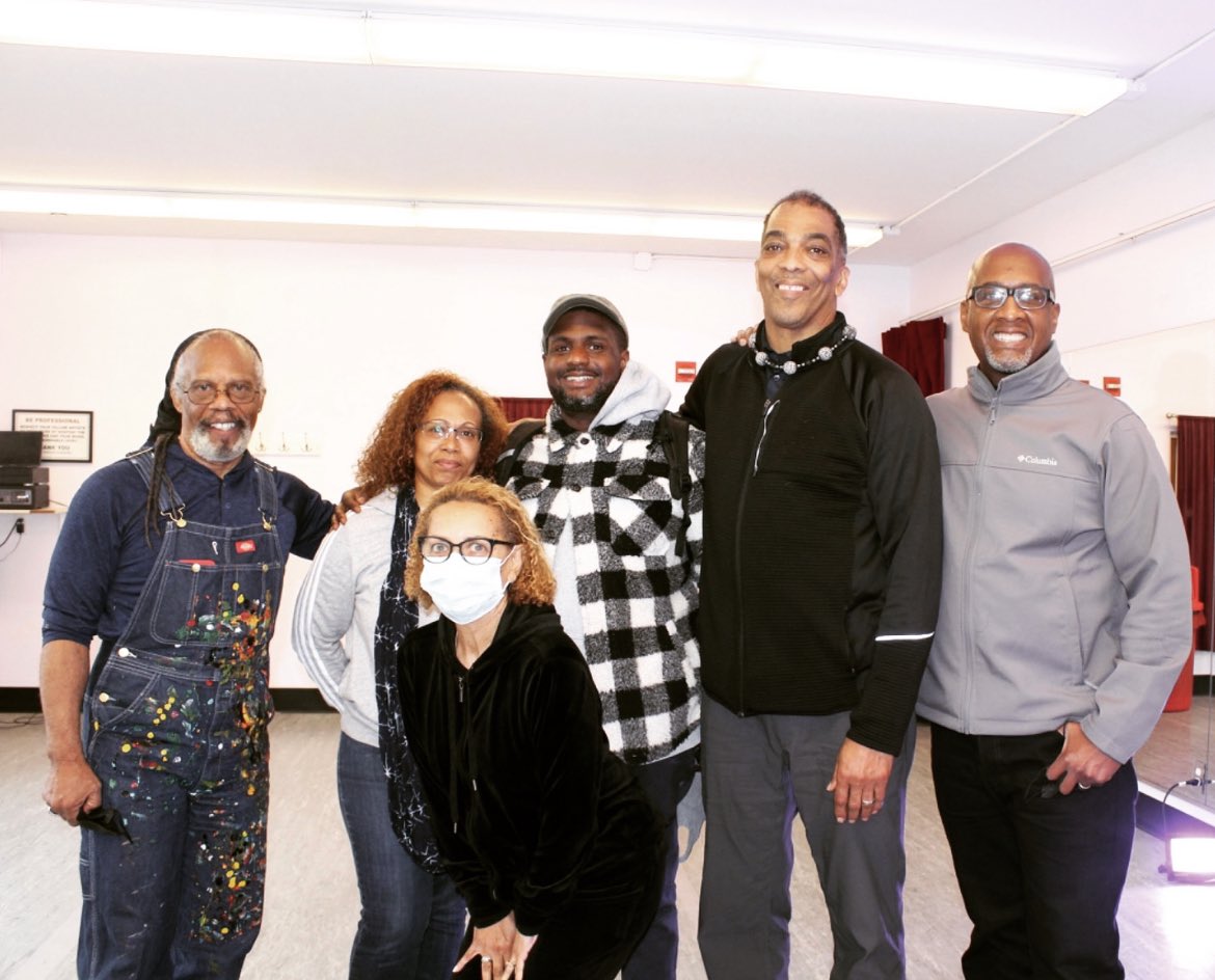 wemoveincolor's tweet photo. At the NYC auditions with Paul Goodnight, Sheryl Thomas, Maurice Chestnut, and Robby Thomas. Vicky Willingham upfront. https://t.co/vjH0LQjKaU