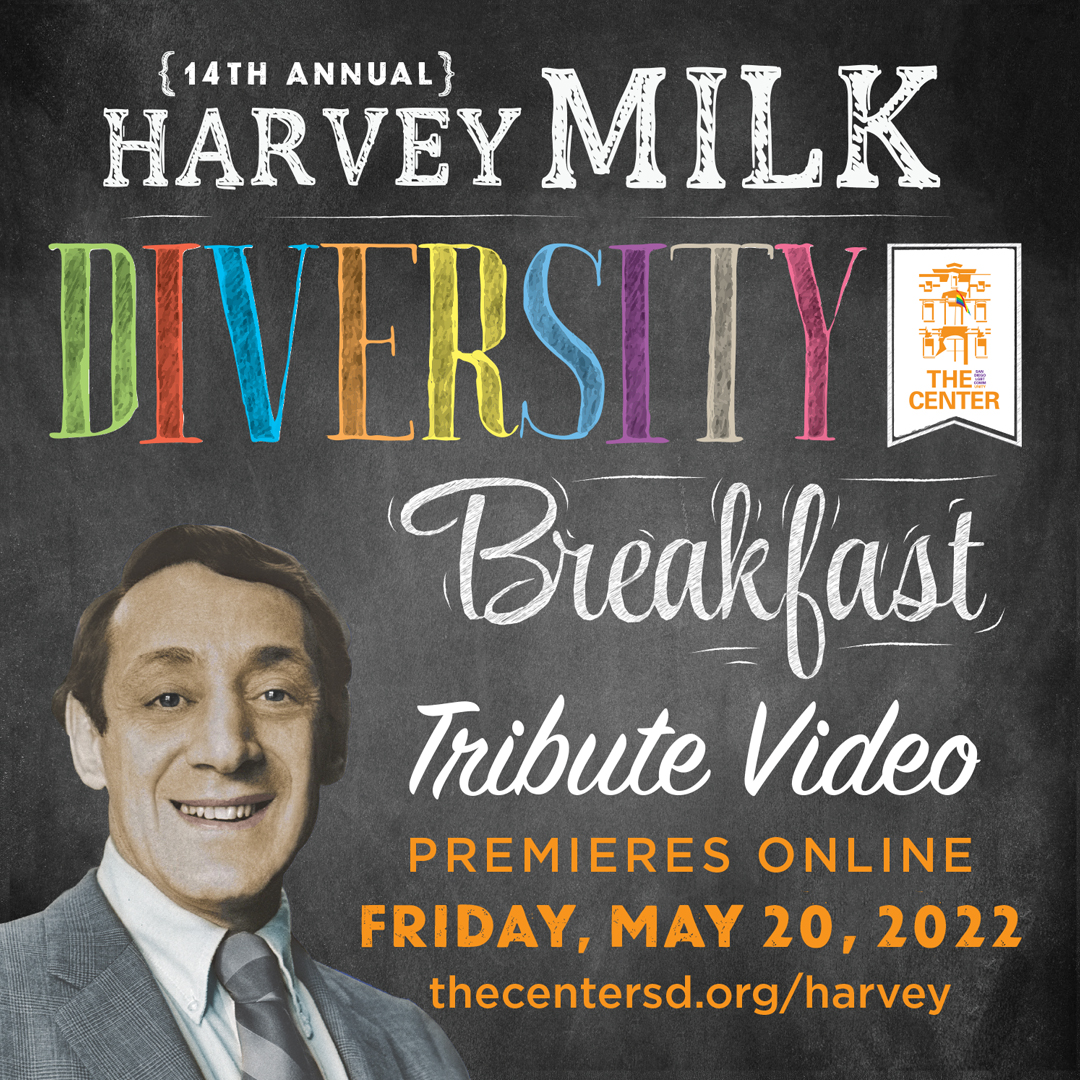 📣Just two more days before the launch of our Harvey Milk Tribute Video! Be sure to tune in on Friday, May 20, at 11am and join our call to action to vote in the upcoming June Primary! 🏳️‍🌈🏳️‍⚧