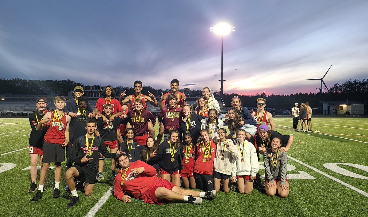 Lots of hardware won at today's Mid Wach D League Meet. The boys team placed 3rd &amp; the girls team was 5th.
Top performers:
Dylan Hunt: 1st long jump, triple jump, 400m, &amp; 3rd 200m. 
Max Gregoire: 1st 2 mile &amp; 800m.
Ella Campbell: 1st 400m hurdles, 2nd high jump.
<a href="/tyngtigersports/">THS Athletics</a>
