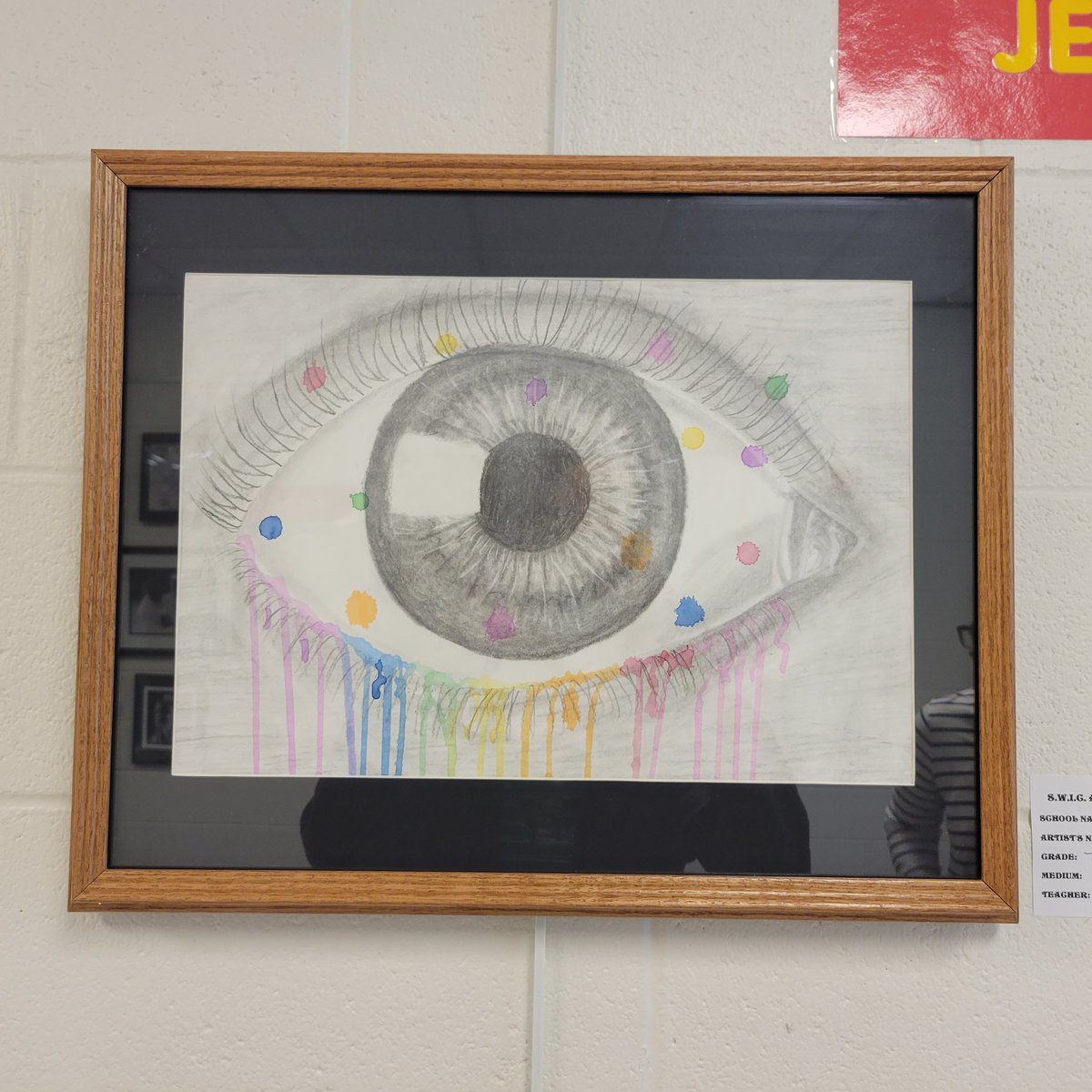 Proud of E! Her art was displayed at the SWIC Art Exhibit. She was one out of eight from Jerling that competed against the surrounding schools. The art work was unbelievable. These kids are talented! <a href="/JerlingJayhawks/">Jerling Junior High</a>