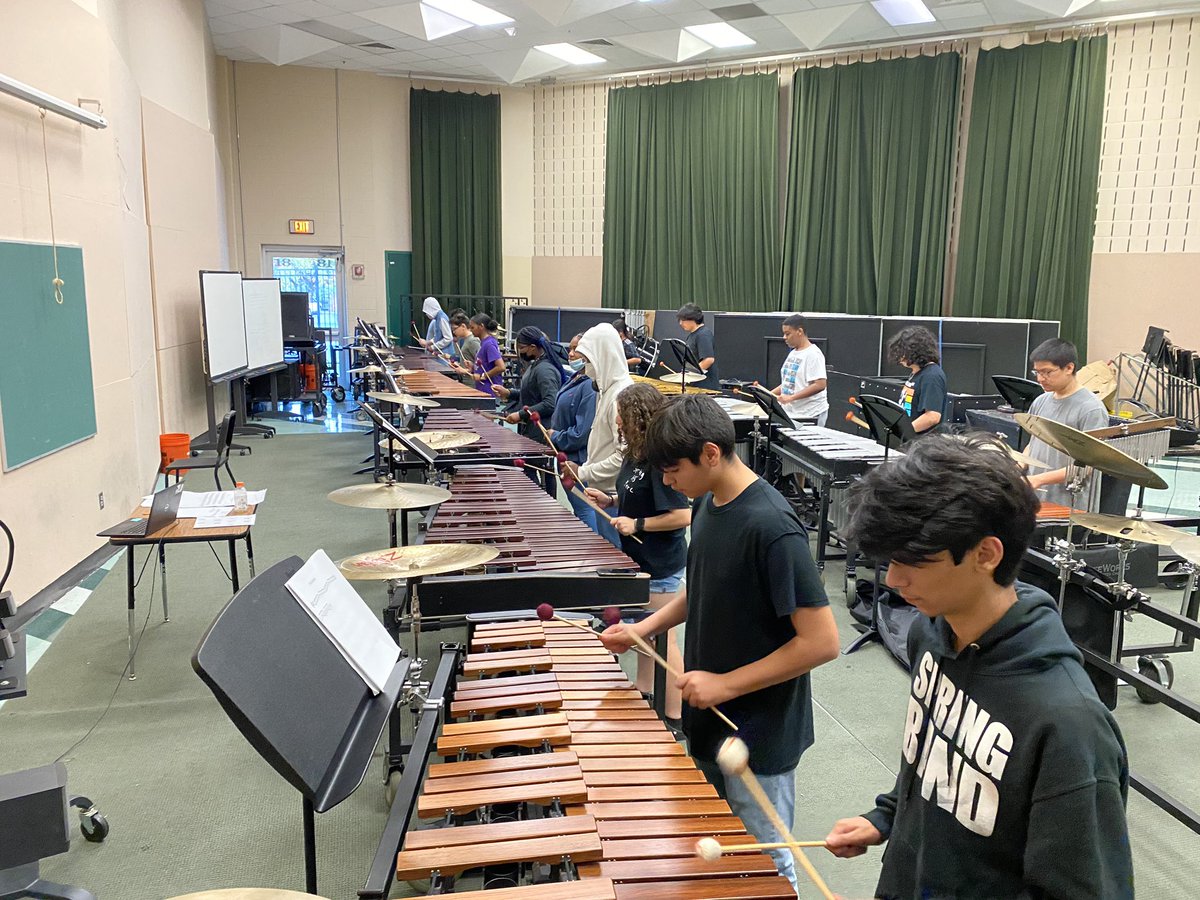 Spring Percussion getting ready for marching band 2022!!!!!