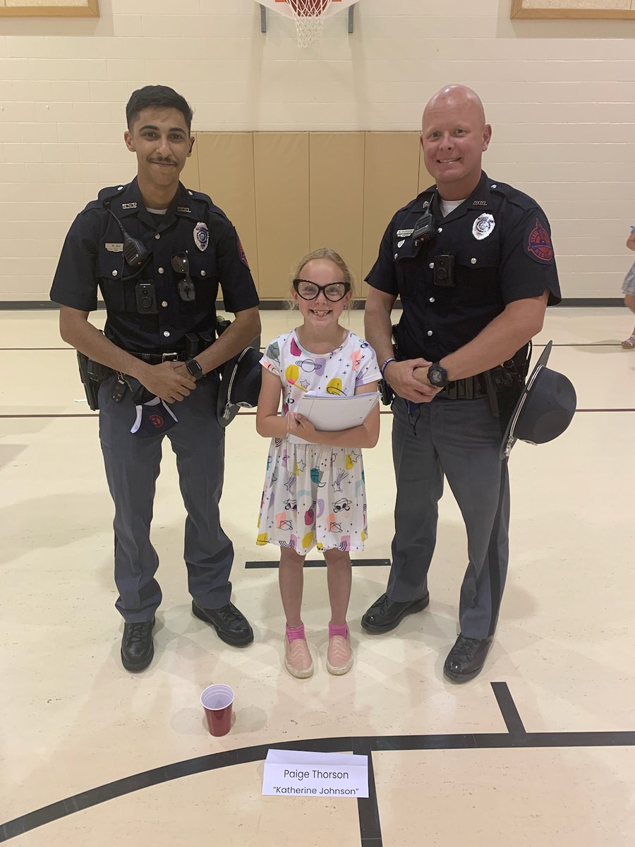 Troop H Sgt. Mike Thorson and Trooper Mo Ali attended Eastridge Elementary School's 'Wax Museum' today, in Lincoln.  

They heard from people like 'Katherine Johnson', 'Cleopatra', 'Bill Gates', and more!

The kids did a great job and the Troopers even signed some autographs!