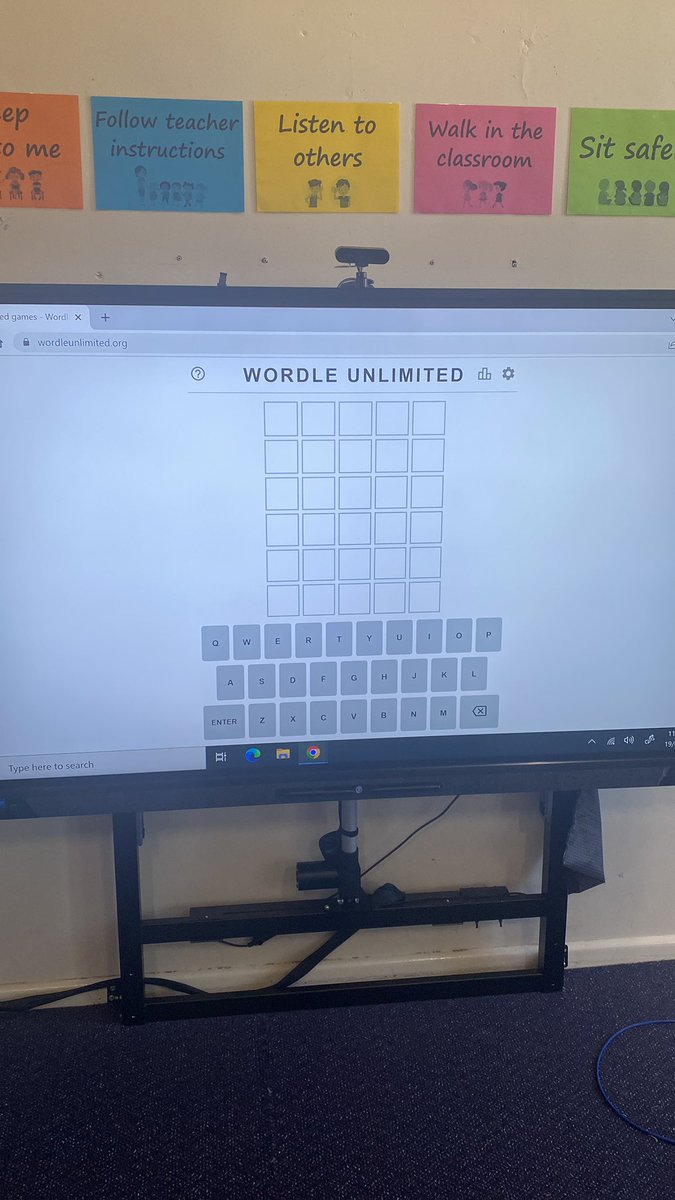 SamSellars3's tweet photo. Absolutely love using Wordle as an activity to start the students day. In the morning nothing better to get their brains working than with a challenge based on literacy. Sometimes I even struggle! #acuedu_p https://t.co/SyCExSCMCY