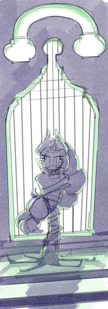 Kiuquex's tweet photo. Sketch about Erz Bat 
#ArtistOnTwitter #artontwitter #sketchbook https://t.co/uR6WzY2fUj