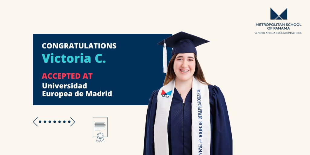 METSchoolPanama's tweet image. Congratulations #METSchoolPanama #ClassOf2022 embarking on new adventures! We're so proud of all of you!🎓✨
From Panama to New Orleans, to Madrid to Massachusetts, USA where is the future taking you? 🌎
@NAEducation #METmagicMoments #NAEAchievers #CreateYourFuture #IBSchool