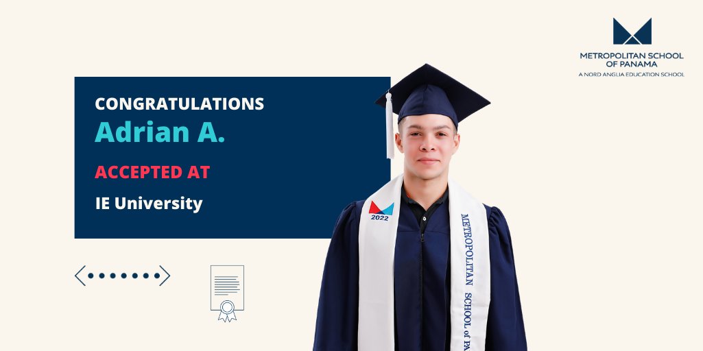 METSchoolPanama's tweet image. Congratulations #METSchoolPanama #ClassOf2022 embarking on new adventures! We're so proud of all of you!🎓✨
From Panama to New Orleans, to Madrid to Massachusetts, USA where is the future taking you? 🌎
@NAEducation #METmagicMoments #NAEAchievers #CreateYourFuture #IBSchool