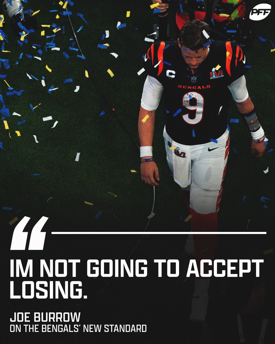 PFF's tweet photo. Joe Burrow’s looking to go 20-0 🐅 https://t.co/FQfzE93xwk