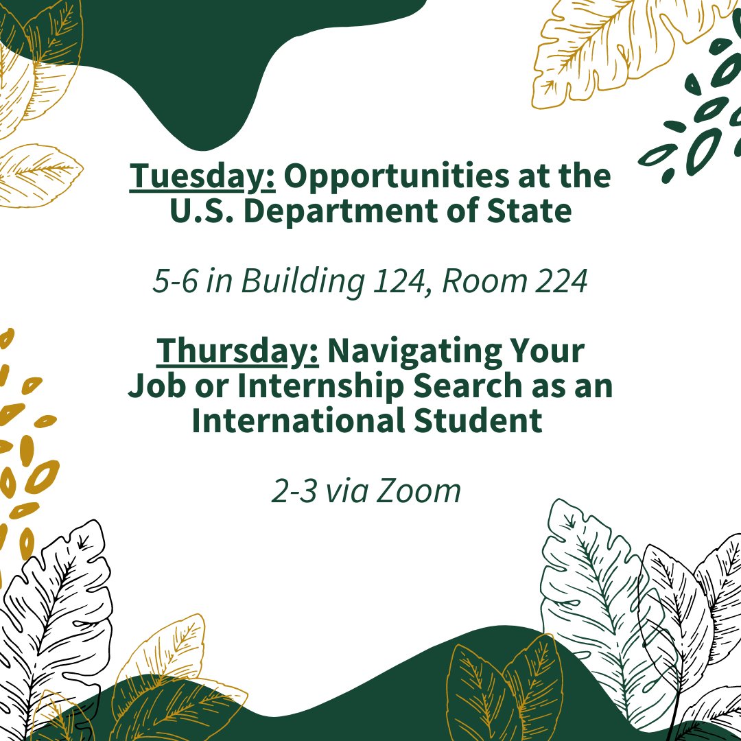 WOW, Week 9 is already here! Spring quarter is slowly coming to a close but even with summer right around the corner, we still have some amazing events and opportunities to look forward to this week! We cannot wait to see you all there!