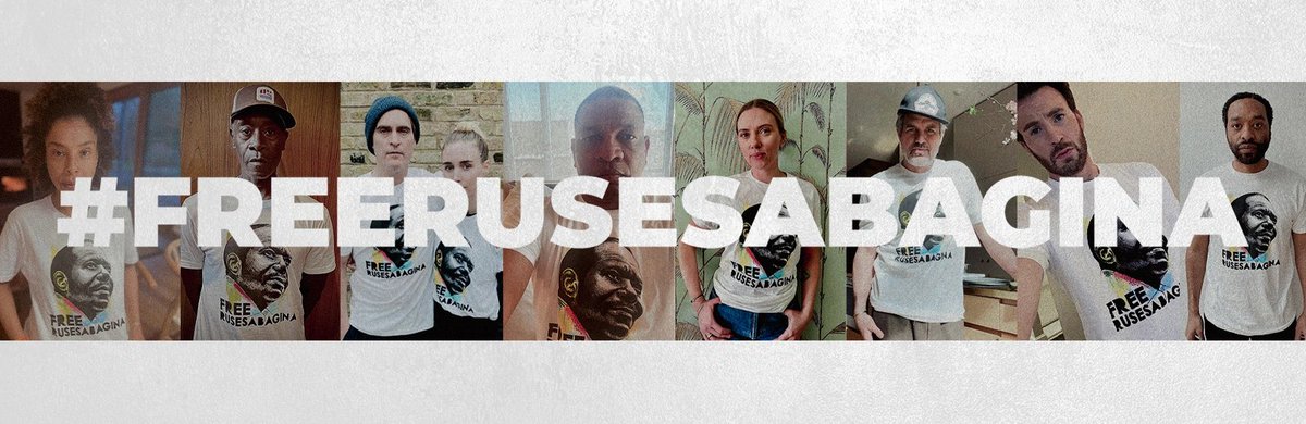 Thank you <a href="/DonCheadle/">Don Cheadle</a>, <a href="/DocRivers/">Doc Rivers</a>, <a href="/EnesFreedom/">Enes Kanter FREEDOM</a>, <a href="/MarkRuffalo/">Mark Ruffalo</a>, <a href="/ChrisEvans/">★</a>, Sophie Okonedo, Scarlett Johansson, Chiwetel Ejiofor, and Joaquin Phoenix for your support of Paul Rusesabagina!

Join the #FreeRusesabagina Movement here: represent.com/store/freetheh…