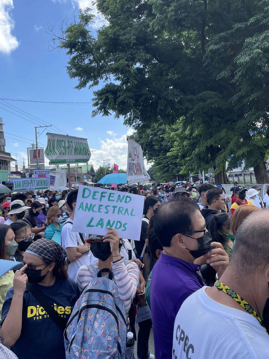 zarleanzen's tweet photo. South Cotabato says #NoToOpenPitMining in Tampakan! 

Currently here at the Provincial Capitol of South Cotabato in Alunan Avenue, Koronadal City with different environmental organizations, church groups, and youth sectors to collectively resist the destructive project. https://t.co/fcFUzpdsRn