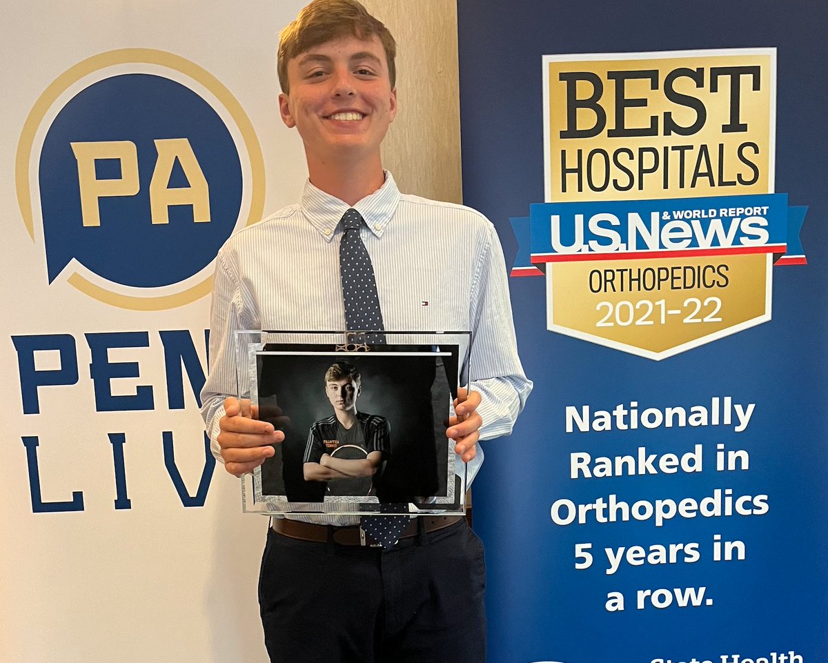 Pennlive's 2022 Boys Tennis Player of the Year ...... Aidan Mahaffey!