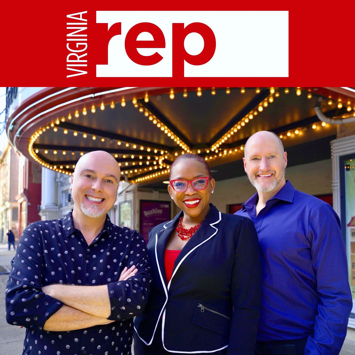 RickHammerly's tweet photo. Following a national search, @VirginiaRep welcomes new artistic directors, @RickHammerly (Programming), @TheDivaRoots (Community) & Todd D. Norris (Education), who will steer all artistic aspects of Central Virginia’s flagship professional theatre. #virginiarep #ADofProgramming https://t.co/xo9aCLnP63