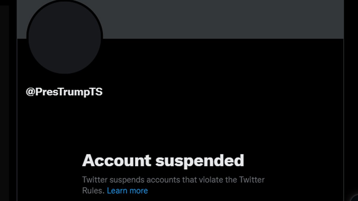 mmpadellan's tweet image. LMFAO, trump had a Truth Social Twitter account on here, @PresTrumpTS, which has been suspended.

Which means he&apos;s been booted TWICE.

WHAT A LOSER.
